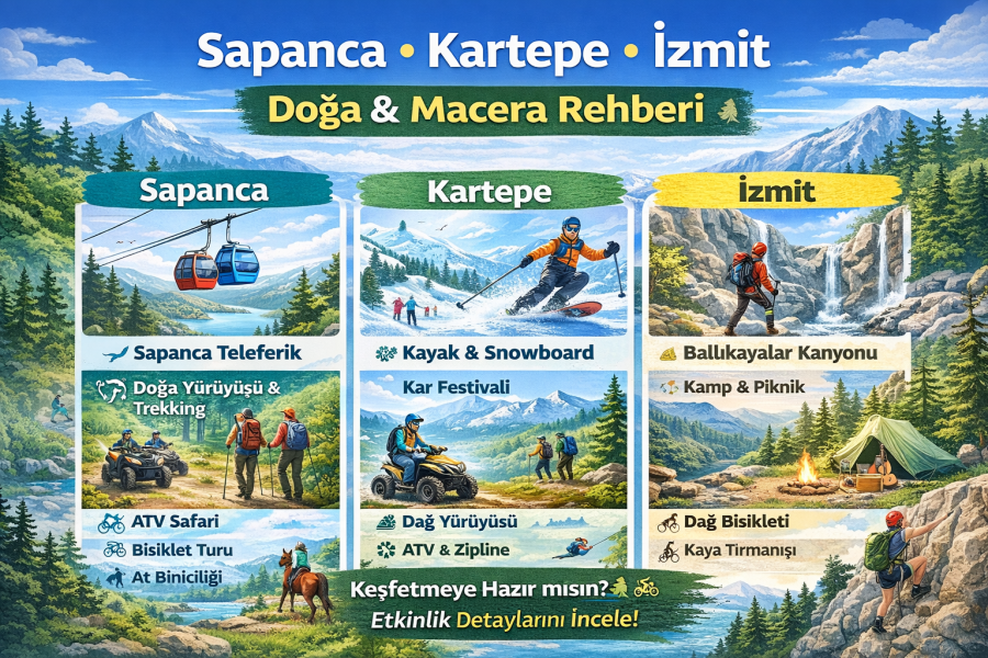 Tesisimize Yakın Gezilecek Yerler ve Keşif Rotaları